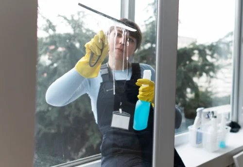 Nettoyage de vitres intérieures et extérieures à Saint-Laurent-d'Agny